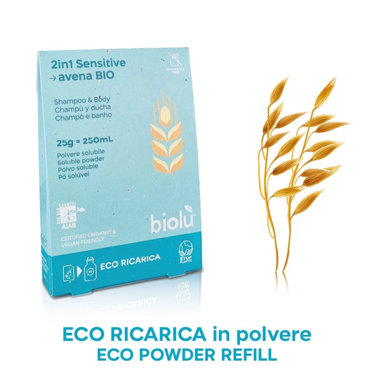 2 in 1 Sensitive avena bio solubile