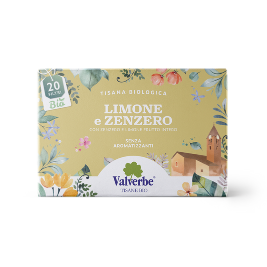 Tisana Limone e Zenzero-Valverbe-30g-20 Filtri