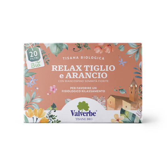 Tisana Relax Tiglio e Arancio – Valverbe-20g-20 Filtri