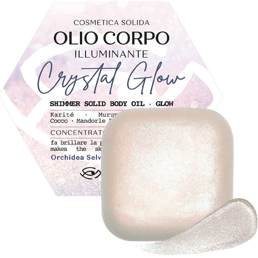 Olio Solido Corpo CRYSTAL GLOW – Crema Illuminante