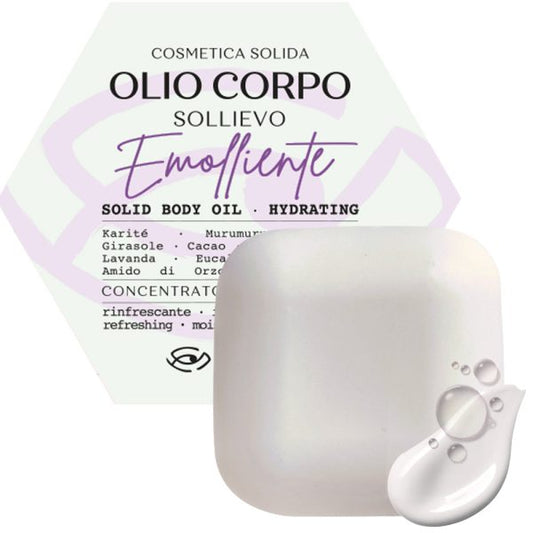 Olio Solido Corpo SOLLIEVO – Crema Emolliente Doposole