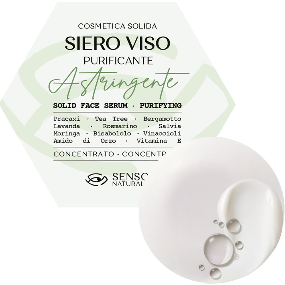 Siero Viso ASTRINGENTE Purificante – Pelle Mista / Grassa